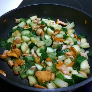 Same ingredients cooked.